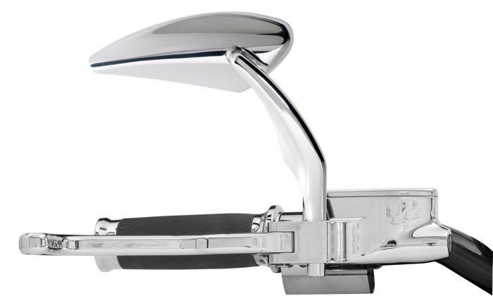 Rückspiegel »Torque« von Performance Machine; Billet-Aluminium, verchromt; Breite x Höhe: 106 x 42 mm; Montageposition: rechts; Bruttogewicht: 270 g