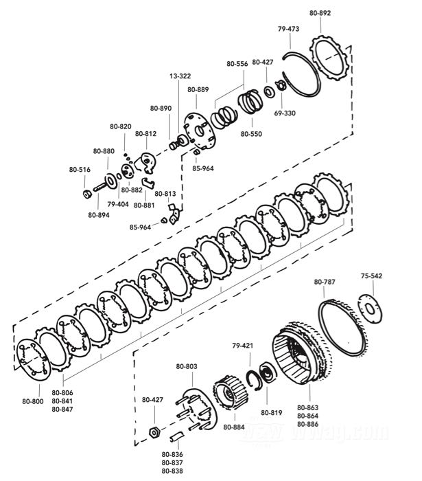 Reibscheibe von Barnett; passend für Sportster 1971-early 1984; außen; Stahl / Faserverbundwerkstoff, mit Aramid-Reibbelag; ersetzt OEM HD 37987-71; Bruttogewicht: 50 g