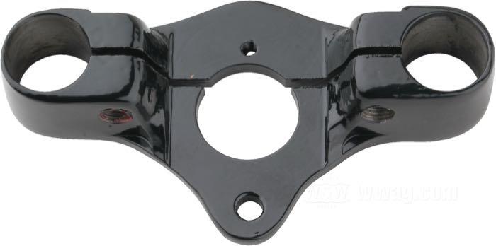 Fork clamp; for Classic Springer Forks ≥+8” Longer than stock; steel, black, powder-coated; rake: 3 °; gross weight: 580 g