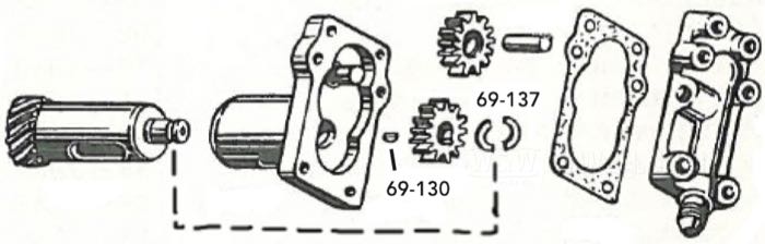 Media luna; para piñón de retorno; apropiado para Sportster 1962-1971, Flatheads 1937-1973; acero; reemplaza OEM HD 26341-37; EE. UU.; peso bruto: 10 g