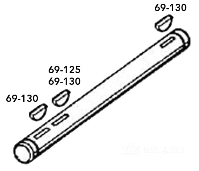 Scheibenfeder; für Ölpumpen-Antriebswelle; passend für Big Twin 1936-1967, Sportster 1960-1971; Stahl; L x B x H: 4.8 x 2.4 x 3.7 mm; ersetzt OEM HD 26340-36; Bruttogewicht: 1 g