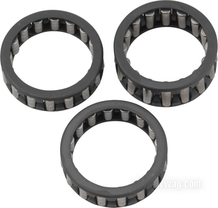 Kit de cojinetes de bielas; para bases de bielas; apropiado para Sportster 1987-1999; jaulas de acero; acero; con rodillos estándar; reemplaza OEM HD 24354-87A; EE. UU.; peso bruto: 120 g