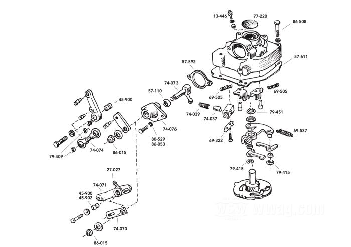 Äußerer Schaltmechanismus