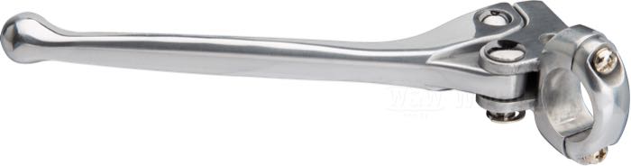 Comando freno/frizione a mano; alluminio, lucidato, 5/16” foro; per manubri del Ø: 1 ”; rimpiazza OEM HD 45002-69; peso lordo: 180 g