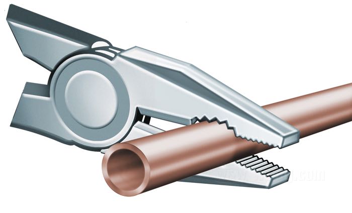 Alicates universales de KNIPEX; largo: 180 mm; Alemania; peso bruto: 220 g