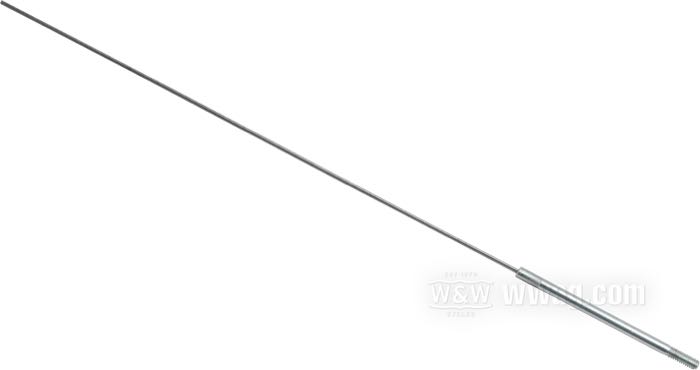 Câble de starter; adaptable à FLH 1979-1984, FXWG et Softail 1980-1989, Sportster 1979-début 1980; console tachymètre; sans guaine; acier; longueur: 28.7 cm; pour carburateurs Keihin à papillon; remplace OEM HD 29219-78; poids brut: 20 g
