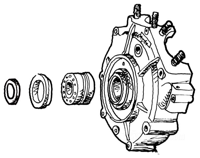 Distanziatore di Bates; per Albero di trasmissione; atto per Big Twin 1955-1964 e 1966-1968; acciaio; spessore: 0.336 ”; Ø int. x Ø est.: 1.255 x 1.650”; rimpiazza OEM HD 24029-55; peso lordo: 40 g