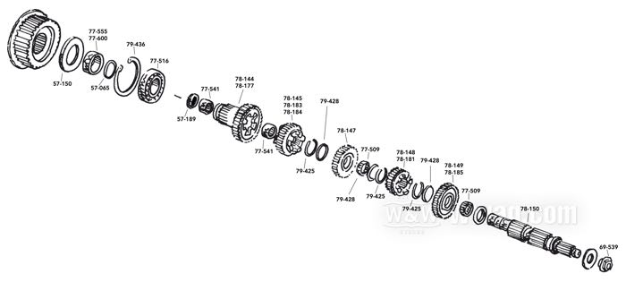 Oil seal by James Gaskets; for Main drive gear / Transmission case; fits Big Twin late 1984-early 1994, Sportster 1991-1994; steel / rubber; ID x OD: 53 x 86 mm; with WW 57-116; replaces OEM HD 12050; gross weight: 10 g