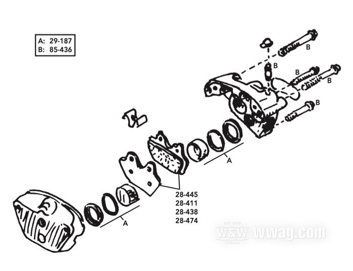 Plaquettes de frein de SBS; adaptable à Sportster 2000-2003, Dyna et Touring 2000-2007, Softail 2000-2007 avant  (exc. modèles Springer), modèles Softail Classic, Deuce et Deluxe 2000-2007, V-Rod 2002-2005; acier / matériau de friction; position: avant; remplace OEM HD 44082-00D et 44082-00E; poids brut: 250 g