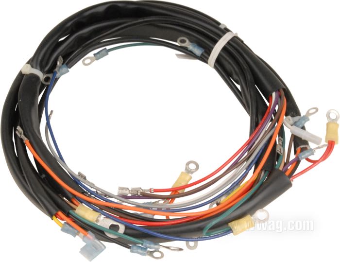 Kabelbaum; passend für FL/FLH 1973-1977; Kupfer / PVC; ersetzt OEM HD 70320-73; Bruttogewicht: 360 g