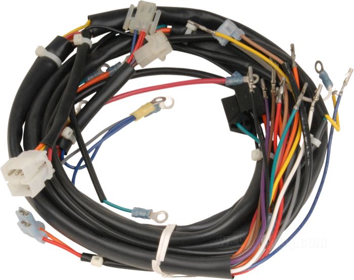 Mazo de cables; apropiado para FXE/FXS 1980-1984; cobre / PVC; reemplaza OEM HD 69543-80; peso bruto: 410 g