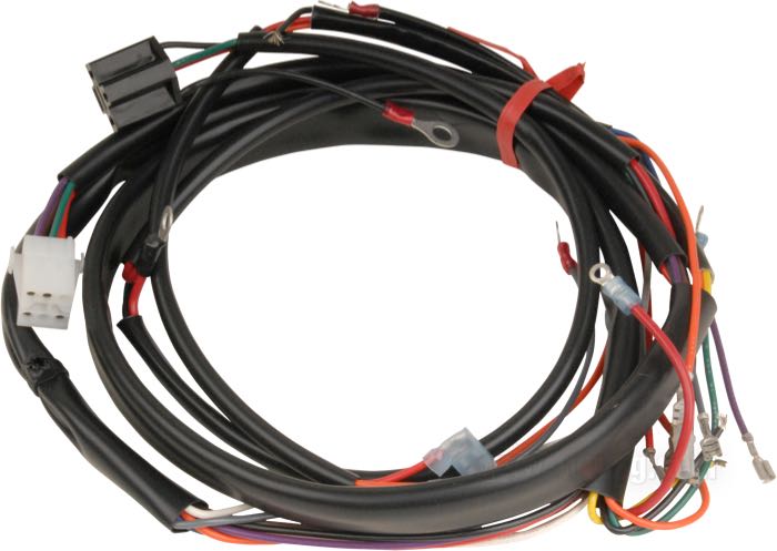 Wiring harness; fits FL/FLH 1980-1984; copper / PVC; replaces OEM HD 70320-80; gross weight: 420 g