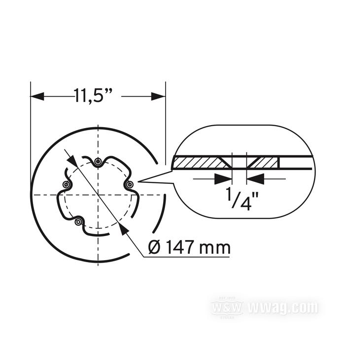 Kit bulloni di Colony; per fori di 1/4” con svasatura conica; atto per FX/Sportster 1974-1977; acciaio, cromato; testa svasata a brugola; filettatura: 1/4”-20; lunghezza: 5/8 ” (16 mm); rimpiazza OEM HD 41191-74A; U.S.A.; peso lordo: 30 g