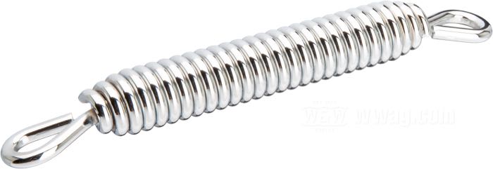 Ressort; pour mousetrap clutch booster; adaptable à Big Twin 1952-1967; acier à ressort, chromé; remplace OEM HD 38498-52; poids brut: 230 g