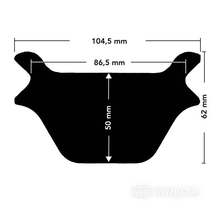 Plaquettes de frein de SBS; adaptable à Sportster late 1987-1999, FXR late 1987-1994, Softail late 1987-1999, Dyna 1991-1999; acier / matériau de friction; position: arrière; remplace OEM HD 44209-87 et 44213-87; poids brut: 420 g