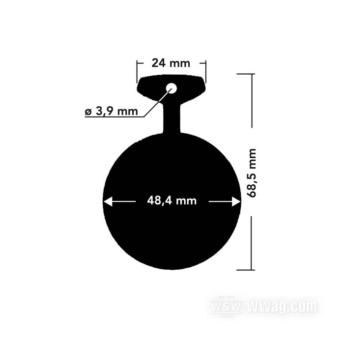 Plaquettes de frein de SBS; pour Frein de couronne Tolle; acier / matériau de friction; poids brut: 170 g