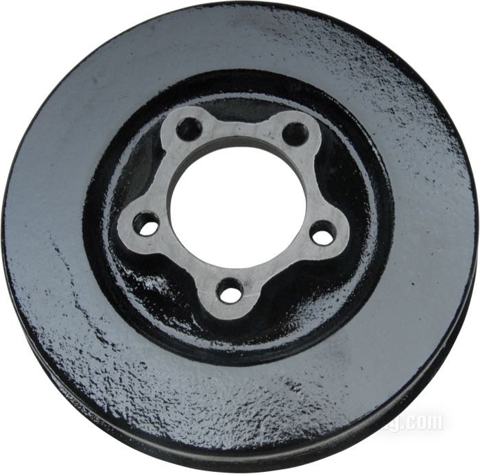 Kit freno a tamburo »Duplex« di Samwel Supplies; atto per Big Twin 1936-1948, WLC e Servi-Car 1941-1957; acciaio, nero, rivestito a polvere, leve cromate; con tamburo, portafreno e ganasce; Europa; peso lordo: 5.2 kg