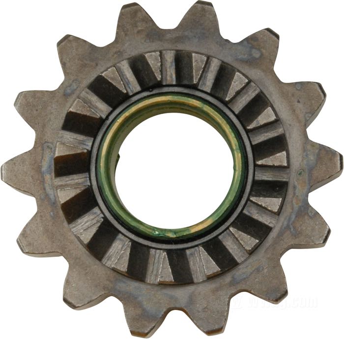 Kick starter gear; fits 4-speed Big Twin 1959-1966; steel / brass; replaces OEM HD 33430-59; gross weight: 200 g