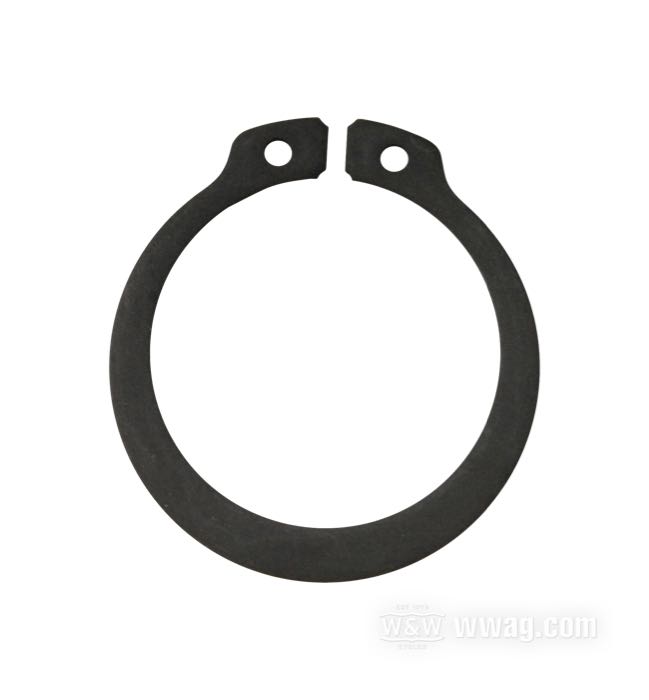 Circlip; pour Moyeu d'embrayage / Arbre principal; pour moyeu d'embrayage; adaptable à Sportster fin 1984-1990; acier; remplace OEM HD 11048; poids brut: 7 g