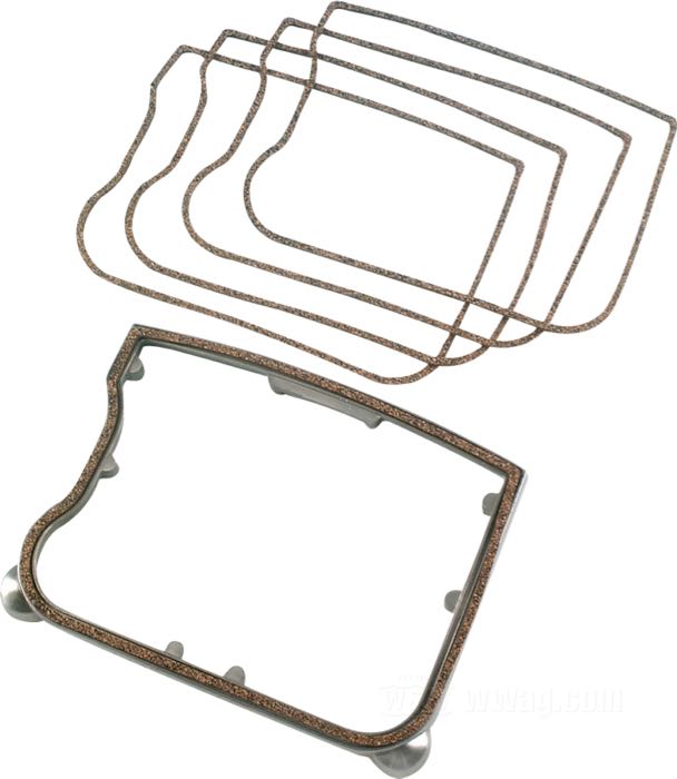 Dichtung von James Gaskets; für Kipphebelgehäuse; passend für Big Twin 1984-1986; Kork; Montageposition: oben / außen; ersetzt OEM HD 17356-84; Bruttogewicht: 20 g