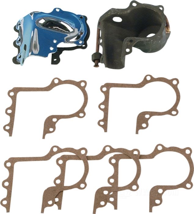 Gasket by James Gaskets; for Rocker cover; for rear intake; fits Knucklehead 1936-1947; paper; replaces OEM HD 17537-38; gross weight: 1 g