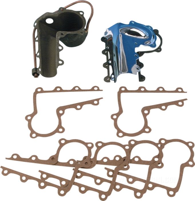 Gasket by James Gaskets; for Rocker cover; for front exhaust; fits Knucklehead 1936-1947; paper; replaces OEM HD 17539-38; gross weight: 1 g