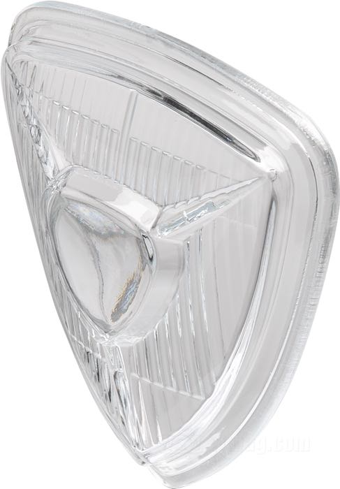 Lens »Triangle«; for Headlight / Spotlight; glass; gross weight: 130 g
