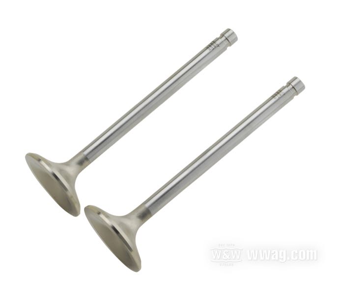 Valve »Severe Duty« by Manley; fits Sportster 1958-1985; exhaust; stainless steel; length: 89 mm; head: 39.7 mm; stem: 8.6 mm; replaces OEM HD 18080-58, and 18033-80; gross weight: 200 g