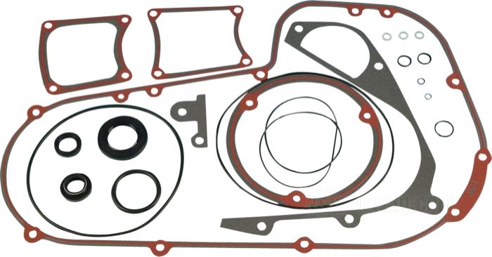 Kit guarnizioni di James Gaskets; per Primaria; atto per modelli Touring e FXR 1980-1993; carta / gomma / acciaio; peso lordo: 200 g