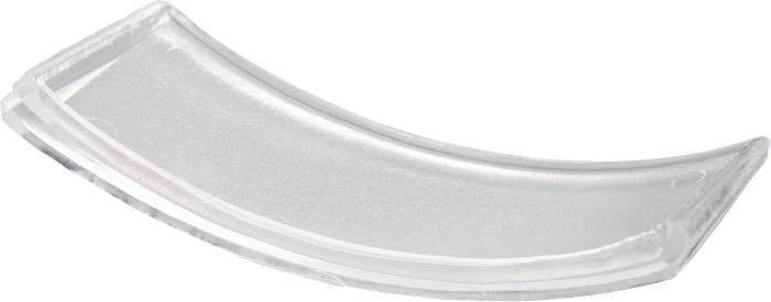 Taillight lens; for License plate light; for Cat Eye taillight; acrylic glass, clear; gross weight: 10 g