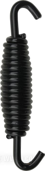 Resorte; para Caballete lateral; apropiado para Big Twin 1936-1986, modelos K/Sportster 1954-1985, Touring 1987-1990; acero para resortes, negro; largo L1: 82 mm; largo L2: 57 mm; reemplaza OEM HD 50011-30A; EE. UU.; peso bruto: 50 g
