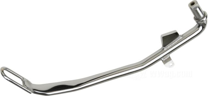 Caballete »extremo plano«; apropiado para Dyna 1991→; acero, cromado, 1”  más corto; Longitud según el dibujo: 26 cm; peso bruto: 1.1 kg