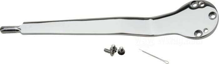 Hand shifter lever; for Jockey Shift; ratchet top transmissions; steel, chrome-plated; thread: 3/8”-24; gross weight: 370 g
