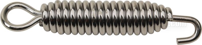 Spring; for Foot clutch; fits Big Twin 1938-1978, 45”/750 cc 1938-1952; steel, chrome-plated; replaces OEM HD 36880-36; gross weight: 100 g