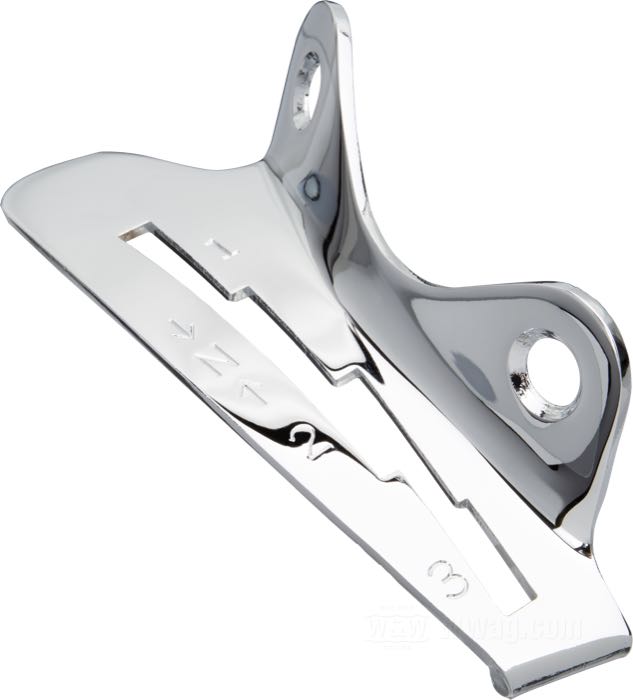 Schaltkulisse; passend für Big Twin 1939-1946; 3-Gang; Stahl, verchromt; ersetzt OEM HD 2208-39 und 33790-39; Bruttogewicht: 170 g