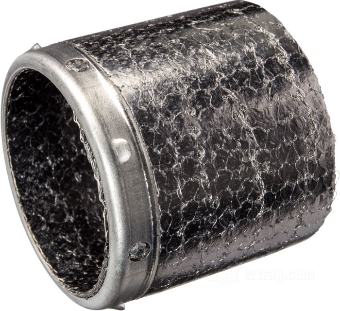 Dichtung; für Schalldämpfer / Auspuffkrümmer; passend für FXDB 103 und FXDL 103 2017, Softail 2017→, Sportster 2017-2020; Edelstahl; Länge: 43 mm; ID x AD: 38.5 x 45 mm; ersetzt OEM HD 65900017; Bruttogewicht: 41 g