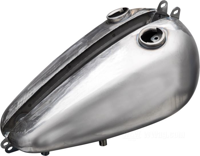 Serbatoi benzina e olio »WR« di Cannonball; atto per modelli W del 1947-1952; lamiera d'acciaio; volume: 10 l; tappo necessario: chiusura a baionetta 1936-1954 / 2 x ventilato; rubinetto necessario: 3/8” NPT; Europa; peso lordo: 6.6 kg