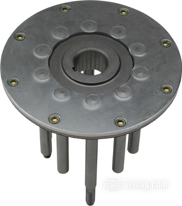 Mozzo frizione; atto per Big Twin 1941-primi 1984; acciaio, c. 3 prigionieri lunghi; rimpiazza OEM HD 37550-41B; peso lordo: 2.02 kg