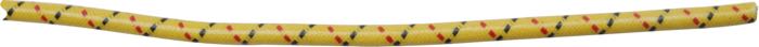 Ignition wire »Vintage« by Brillman; copper / PVC, yellow; Ø 7 mm; tracer: black / red; copper core; USA; gross weight: 60 g