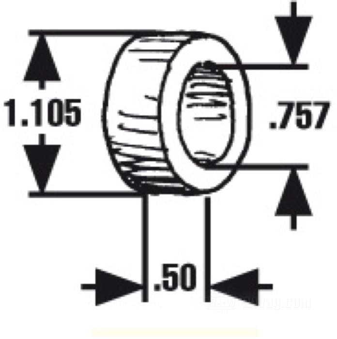 Entretoise; pour Roue à rayons; adaptable à FXWG 1983; côté droit; acier, zingué; Ø int. x Ø ext.: 0.757 x 1.105”, grosseur: 0.5”; remplace OEM HD 41607-83; poids brut: 30 g