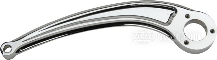 Brake lever by Performance Machine; for PM Contour Forward Controls; billet aluminum, chrome-plated; gross weight: 200 g