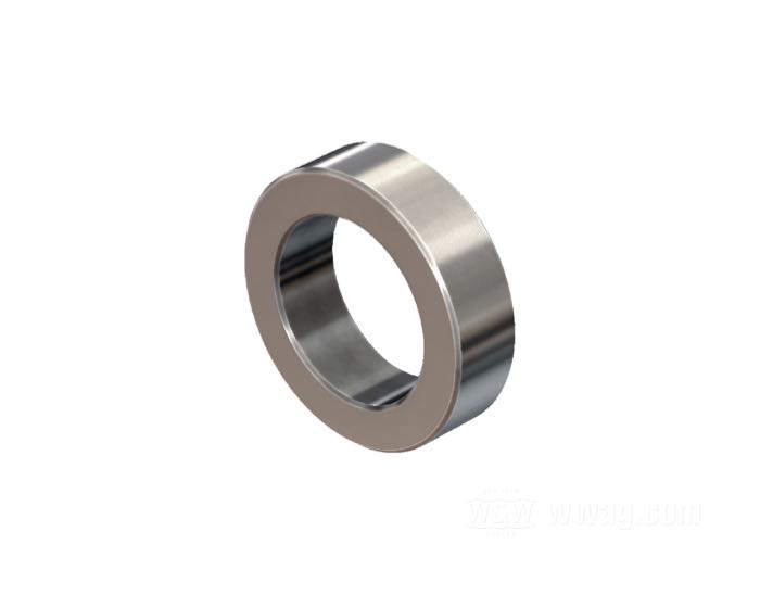 Distanzstück von Bates; für 3/4” Achsen; Edelstahl; Länge: 8 mm; Außen-Ø: 1.125 ”; Innen-Ø: 0.75 ”; Deutschland; Bruttogewicht: 30 g