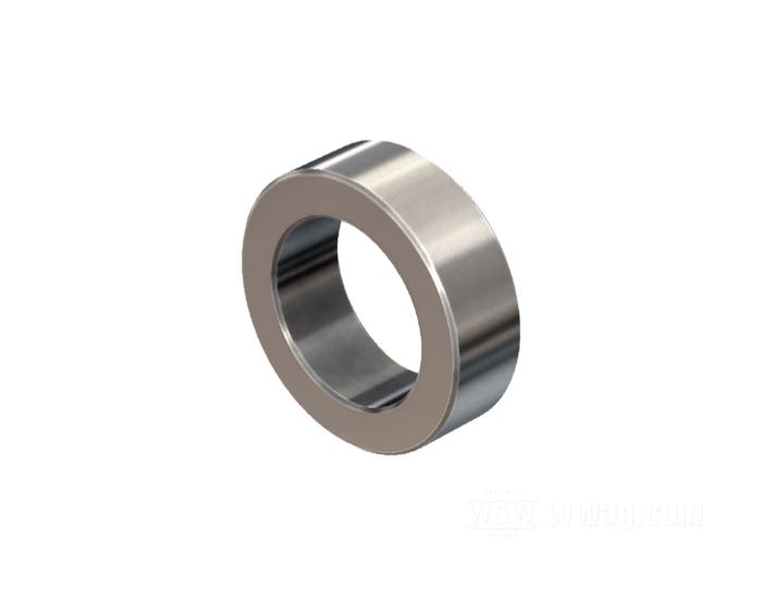 Distanzstück von Bates; für 3/4” Achsen; Edelstahl; Länge: 9 mm; Außen-Ø: 1.125 ”; Innen-Ø: 0.75 ”; Deutschland; Bruttogewicht: 30 g