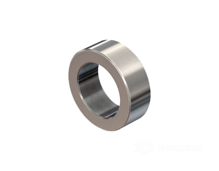 Distanzstück von Bates; für 3/4” Achsen; Edelstahl; Länge: 10 mm; Außen-Ø: 1.125 ”; Innen-Ø: 0.75 ”; Deutschland; Bruttogewicht: 30 g