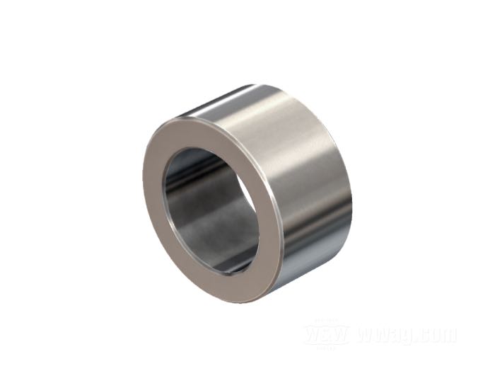 Distanziatore di Bates; per perni di 3/4”; acciaio inox; lunghezza: 15 mm; Ø esterno: 1.125 ”; Ø interno: 0.75 ”; Germania; peso lordo: 40 g