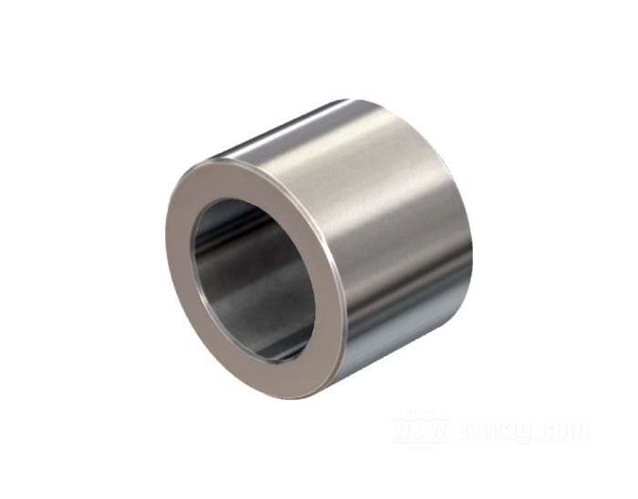 Distanzstück von Bates; für 3/4” Achsen; Edelstahl; Länge: 21 mm; Außen-Ø: 1.125 ”; Innen-Ø: 0.75 ”; Deutschland; Bruttogewicht: 70 g