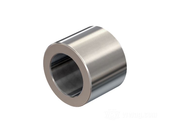 Distanzstück von Bates; für 3/4” Achsen; Edelstahl; Länge: 22 mm; Außen-Ø: 1.125 ”; Innen-Ø: 0.75 ”; Deutschland; Bruttogewicht: 60 g