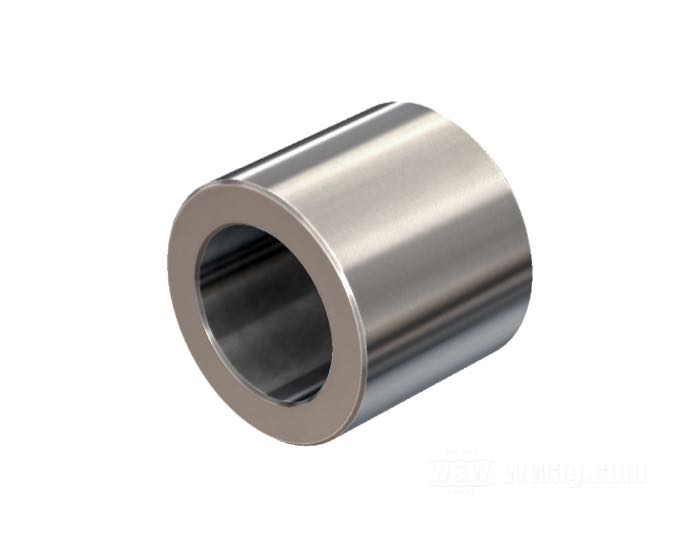Distanzstück von Bates; für 3/4” Achsen; Edelstahl; Länge: 25 mm; Außen-Ø: 1.125 ”; Innen-Ø: 0.75 ”; Deutschland; Bruttogewicht: 74 g