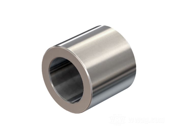 Distanzstück von Bates; für 3/4” Achsen; Edelstahl; Länge: 26 mm; Außen-Ø: 1.125 ”; Innen-Ø: 0.75 ”; Deutschland; Bruttogewicht: 80 g