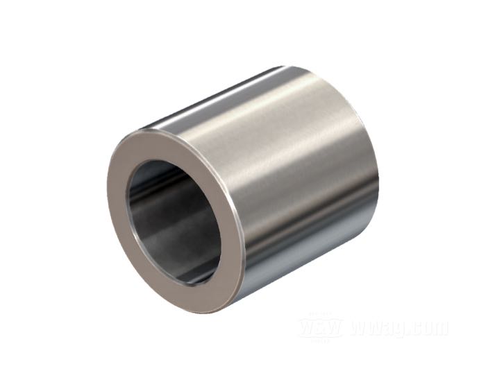 Distanzstück von Bates; für 3/4” Achsen; Edelstahl; Länge: 29 mm; Außen-Ø: 1.125 ”; Innen-Ø: 0.75 ”; Deutschland; Bruttogewicht: 90 g